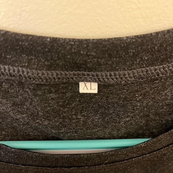 Charcoal gray wife beater style top size XL. NWOT. - Picture 6 of 10